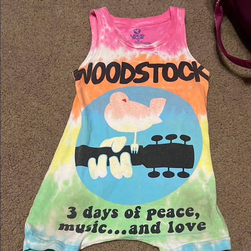 Kids Woodstock Tie-Dye one piece